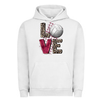 Pigment Lunar Rock love volleyball Urban Hoodie - FaDigitalArtStudio