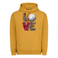 Pigment Peanut Butter love volleyball Urban Hoodie - FaDigitalArtStudio