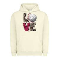 Pigment Pistachio love volleyball Urban Hoodie - FaDigitalArtStudio