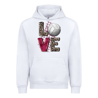 White love volleyball Urban Hoodie - FaDigitalArtStudio