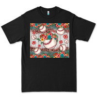 Black baseball leopard Premium Tee - JahusDesignShop