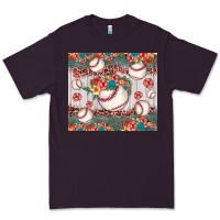 Plum baseball leopard Premium Tee - JahusDesignShop