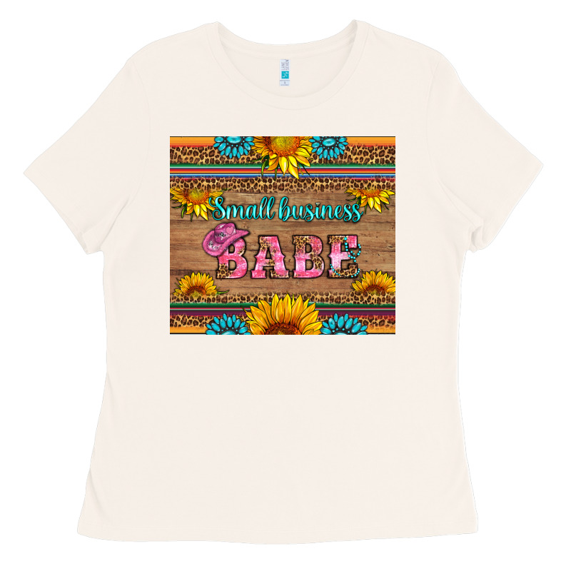 Small Business Babe Ladies Tee by HRA Design Shop | Teevron