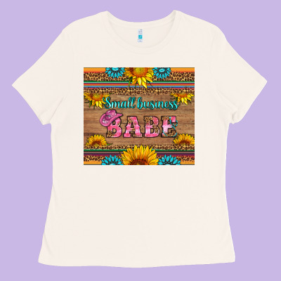 Small Business Babe Ladies Tee Designed By Hra Design Shop