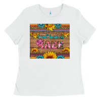 White small business babe Ladies Tee - HRA Design Shop
