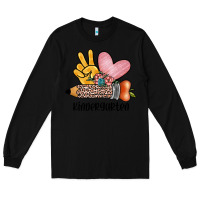 Black peace love kindergarten Long Sleeve Tee - JahusDesignShop