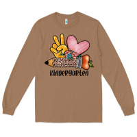 Toasted Coconut peace love kindergarten Long Sleeve Tee - JahusDesignShop