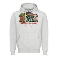 Dove Grey christmas noel Zipper Hoodie - Bettercallsaul