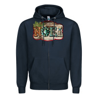 Navy christmas noel Zipper Hoodie - Bettercallsaul