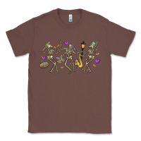 Chestnut dancing skeletons mardi gras Classic Tee - MaliasSmallBusiness