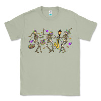 Matcha dancing skeletons mardi gras Classic Tee - MaliasSmallBusiness