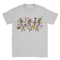 Moon Dust dancing skeletons mardi gras Classic Tee - MaliasSmallBusiness