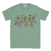 Sage dancing skeletons mardi gras Classic Tee - MaliasSmallBusiness