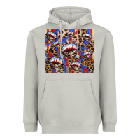 Moon Dust American flag lips leopard  tumbler Heavyweight Hoodie - HowdyJamesFarm