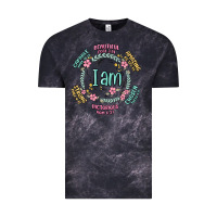Cloud Black i am inspiration Vintage Tee - MaliasSmallBusiness