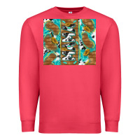Cardinal cowhide mama with rustic teal wood Premium Sweatshirt - TumblerDesignByShophia