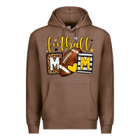 Chestnut Football mom yellow team color Premium Hoodie - HowdyJamesFarm