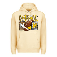 Pina Colada Football mom yellow team color Premium Hoodie - HowdyJamesFarm