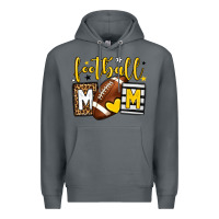 Rock Football mom yellow team color Premium Hoodie - HowdyJamesFarm