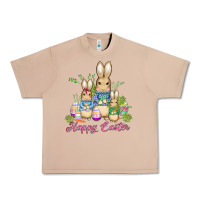 Burro easter bunny family wıth carrots and eggs Urban Heavy Tee - AdoDesignShop
