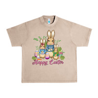 French Oak easter bunny family wıth carrots and eggs Urban Heavy Tee - AdoDesignShop