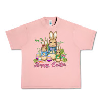 Salmon easter bunny family wıth carrots and eggs Urban Heavy Tee - AdoDesignShop