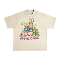 Sandshell easter bunny family wıth carrots and eggs Urban Heavy Tee - AdoDesignShop