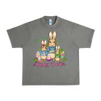 Tornado easter bunny family wıth carrots and eggs Urban Heavy Tee - AdoDesignShop