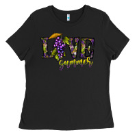 Black love summer Ladies Tee - CowhideDigitalArt