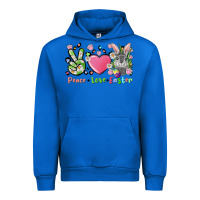 Cobalt peace love easter bunny Urban Hoodie - FaDigitalArtStudio