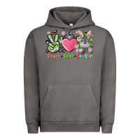 Pigment Tornado peace love easter bunny Urban Hoodie - FaDigitalArtStudio