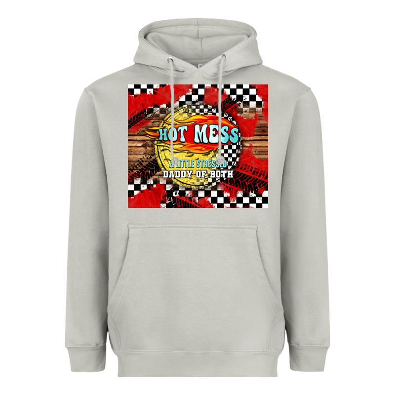 Hot Mess Daddy Of Both Heavyweight Hoodie by TumblerDesignByShophia | Teevron