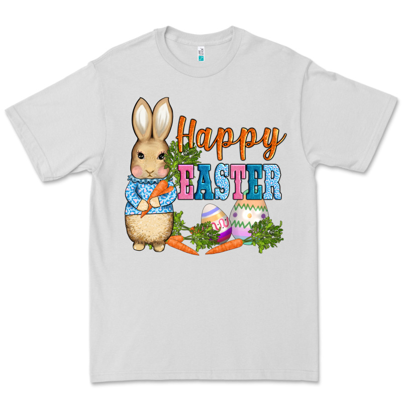 Easter Bunny Egg And Carrots Premium Tee by AdoDesignShop | Teevron