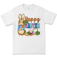 White easter bunny egg and carrots Premium Tee - AdoDesignShop