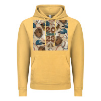 Vintage Mustard Baseball senior Vintage Hoodie - NancyCooperArtShop