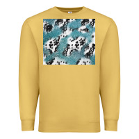 Antique Gold teal glitter and cowhide Premium Sweatshirt - TumblerDesignByShophia