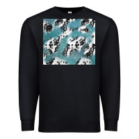 Black teal glitter and cowhide Premium Sweatshirt - TumblerDesignByShophia