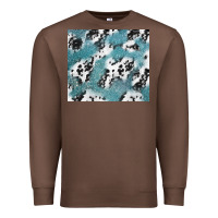 Chestnut teal glitter and cowhide Premium Sweatshirt - TumblerDesignByShophia