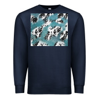 Navy teal glitter and cowhide Premium Sweatshirt - TumblerDesignByShophia