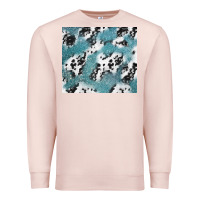 Pale Pink teal glitter and cowhide Premium Sweatshirt - TumblerDesignByShophia