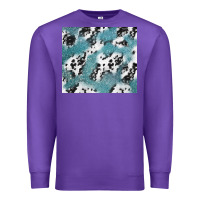 Purple teal glitter and cowhide Premium Sweatshirt - TumblerDesignByShophia