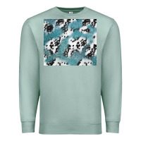 Seafoam teal glitter and cowhide Premium Sweatshirt - TumblerDesignByShophia