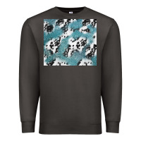 Smoke teal glitter and cowhide Premium Sweatshirt - TumblerDesignByShophia