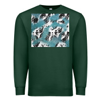 Sports Green teal glitter and cowhide Premium Sweatshirt - TumblerDesignByShophia