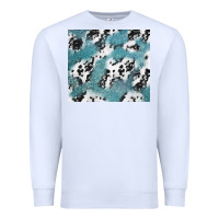 White teal glitter and cowhide Premium Sweatshirt - TumblerDesignByShophia