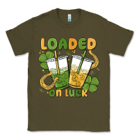 Army Green loaded on luck Classic Tee - MaliasSmallBusiness