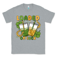 Heather Grey loaded on luck Classic Tee - MaliasSmallBusiness