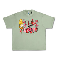 Oil Green i like you elote mexican valentines day Urban Heavy Tee - MaliasSmallBusiness