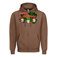 Chestnut Merry Christmas - Gnome - Gnome Zipper Hoodie - Bettercallsaul