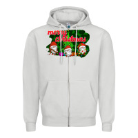 Dove Grey Merry Christmas - Gnome - Gnome Zipper Hoodie - Bettercallsaul